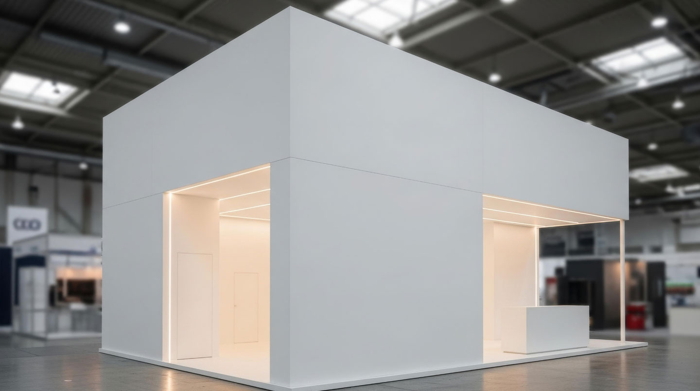 Modules modulaires design installés en contexte événementiel urbain avec public en mouvement